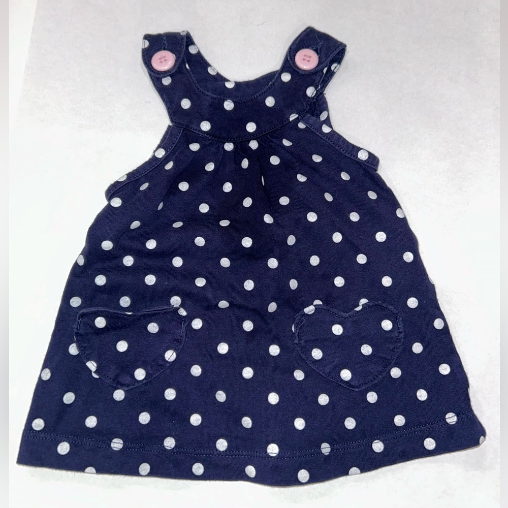 Carters size 3m Blue overall dress